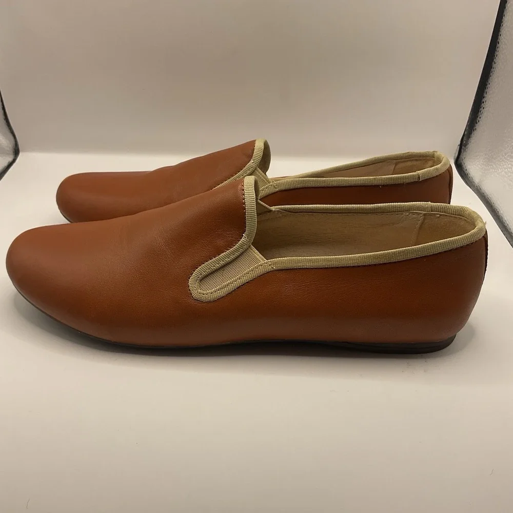Venettini Hand Made Taylor 39 3/1 16 11 17 US Size 9 Brown Loafers